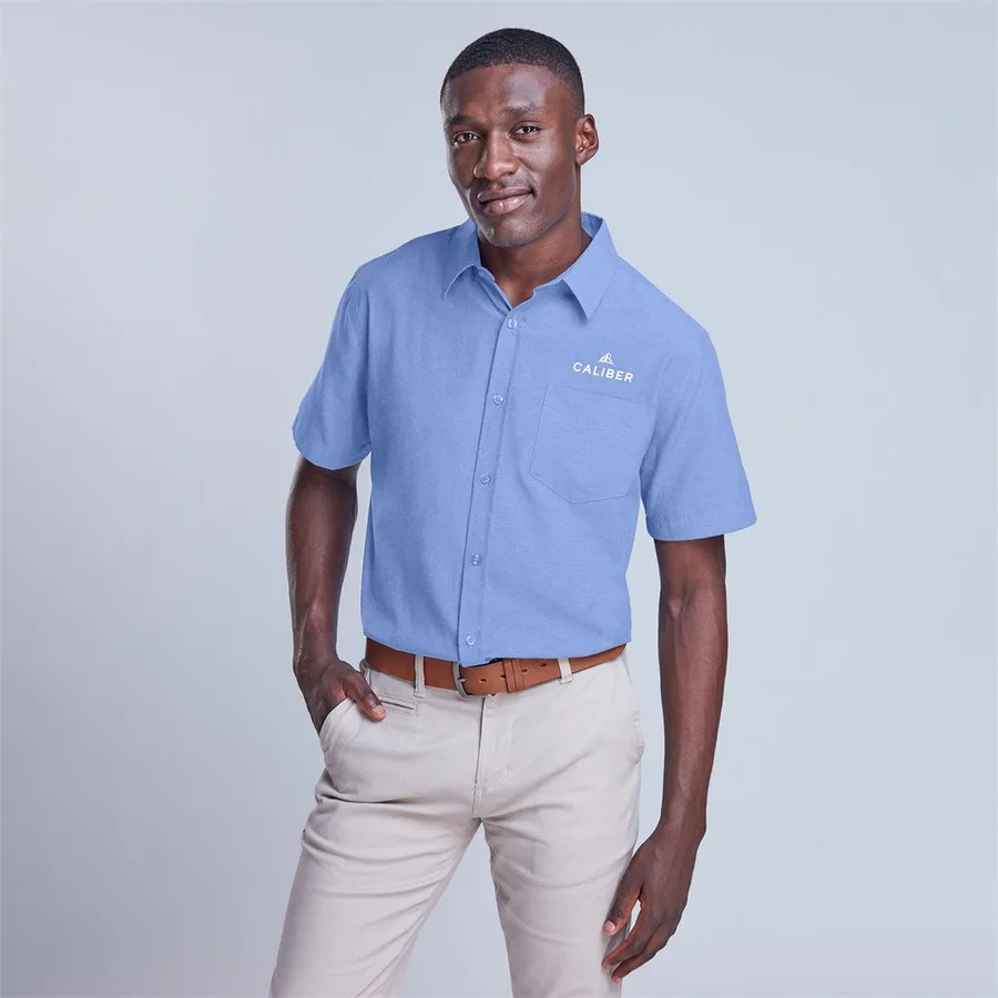Mens Short Sleeve Oxford Shirt